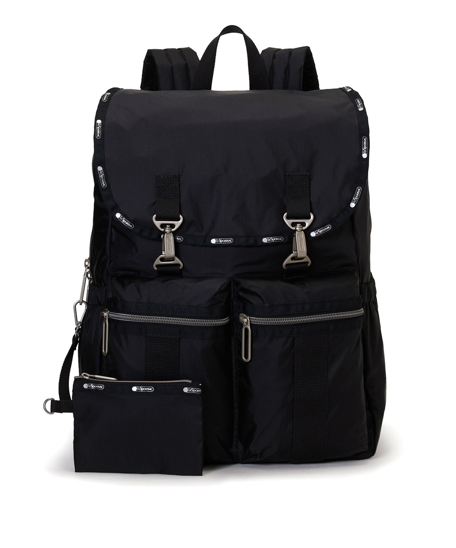 【Essential Collection×Naoko Okusa】MODERN FLAP BACKPACK3(ブラックC-フリー)