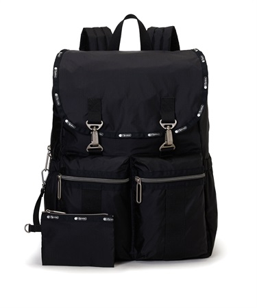 【Essential Collection×Naoko Okusa】MODERN FLAP BACKPACK3(ブラックC-フリー)