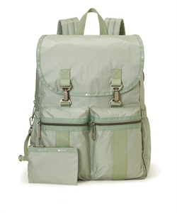 【Essential Collection×Naoko Okusa】MODERN FLAP BACKPACK3(グリーンカーキC-フリー)