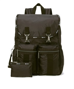 【Essential Collection×Naoko Okusa】MODERN FLAP BACKPACK3(ダークチョコレートC-フリー)