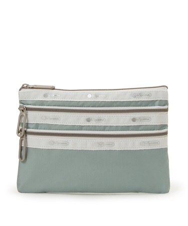10TH ESSENTIAL 3 ZIP POUCH