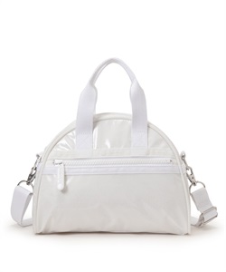 ROUND SM SATCHEL(ホワイトグリマーシャイン-フリー)