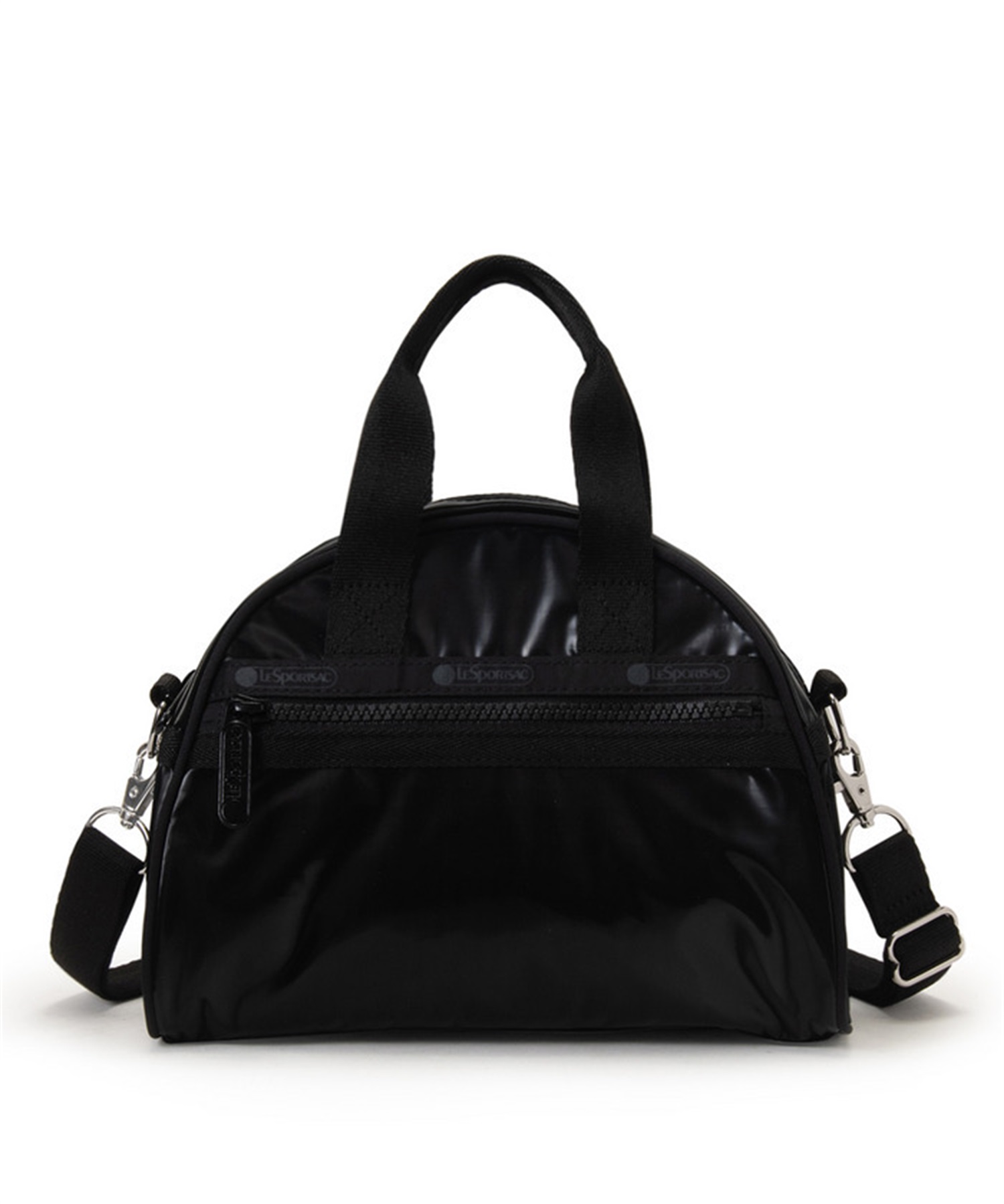 ROUND SM SATCHEL(ブラックシャイン-フリー)