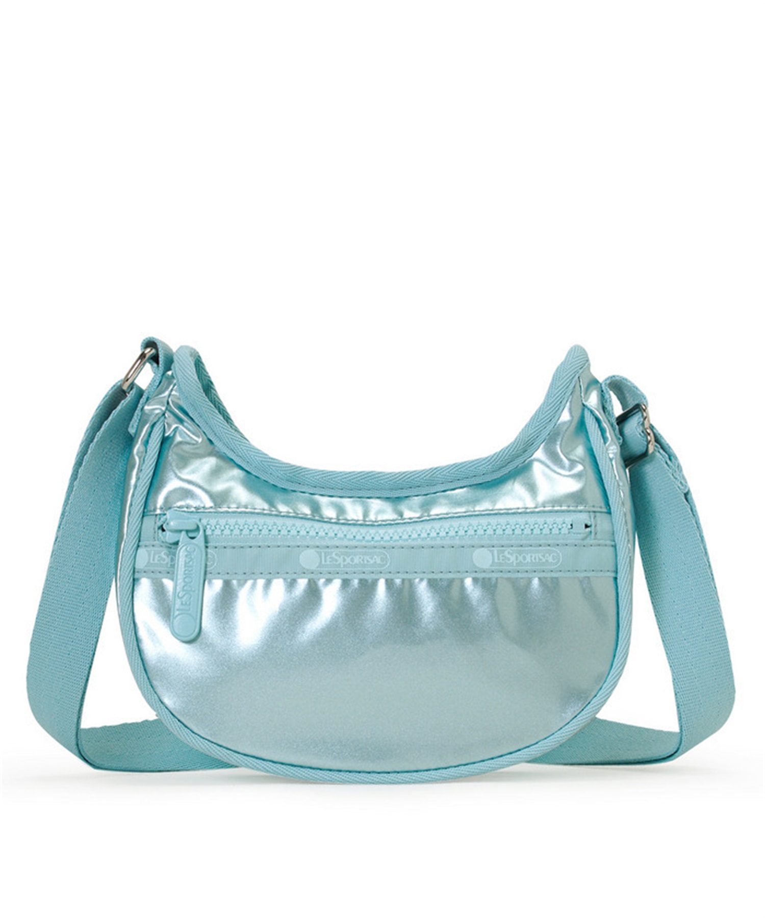 MINI HOBO CROSSBODY(アクアブルーシャイン-フリー)