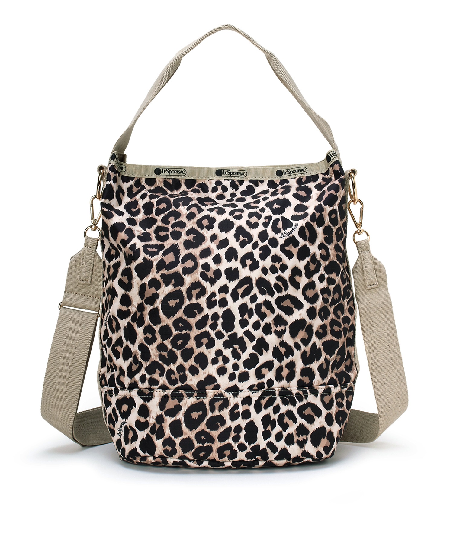 CONVERTIBLE BUCKET BAG(ラテレオパード-フリー)