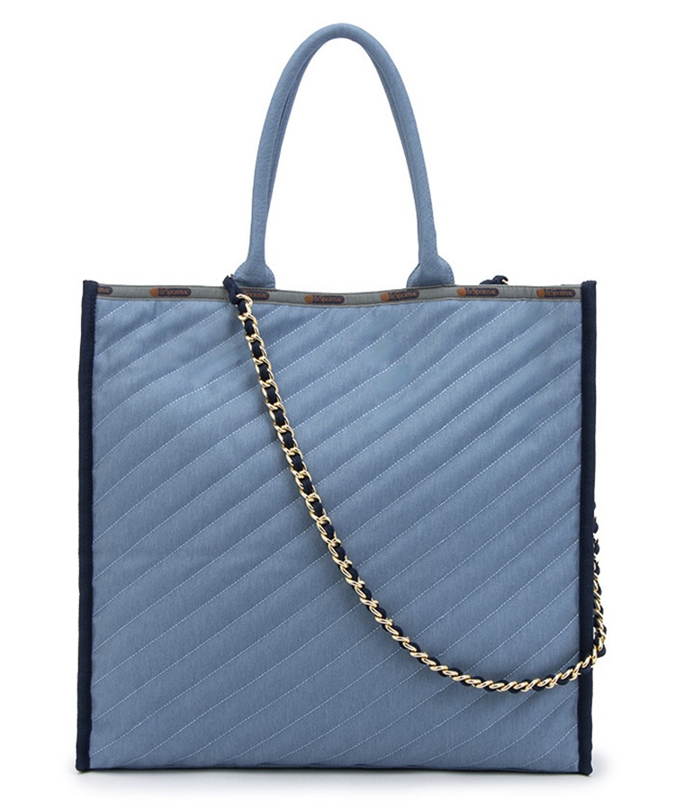 【LeSportsac Atelier】LG CHAIN QUILT TOTE(ギャラクティックスカイデニム-フリー)