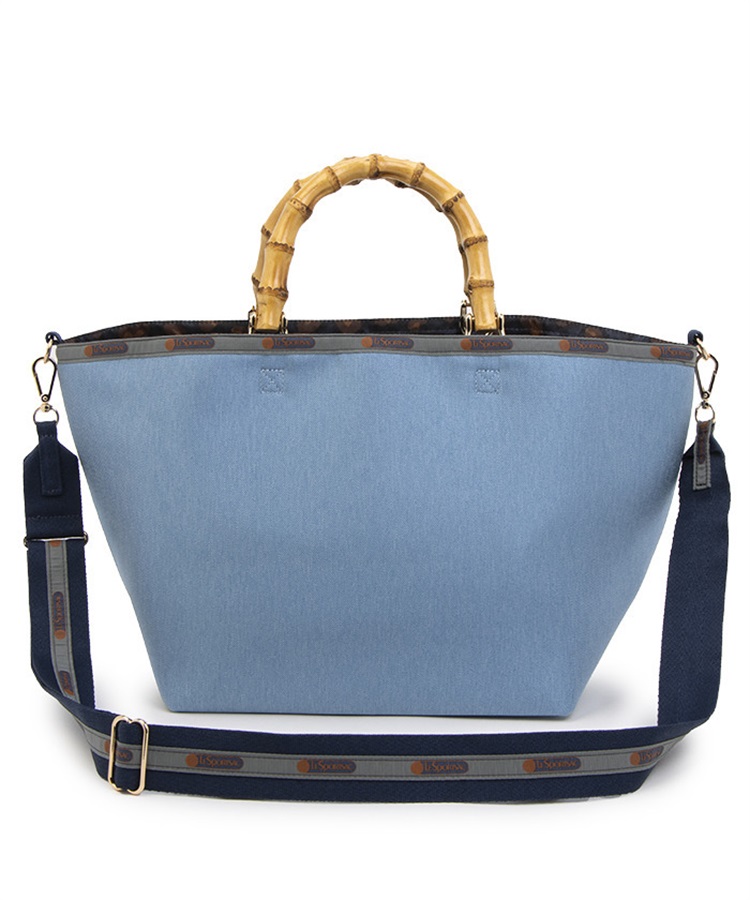 【LeSportsac Atelier】MED BAMBOO TOTE W/ST(コズミックスカイデニム-フリー)