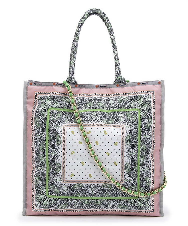 【LeSportsac Atelier】LG CHAIN TOTE(ステラガーデンバンダナ-フリー)