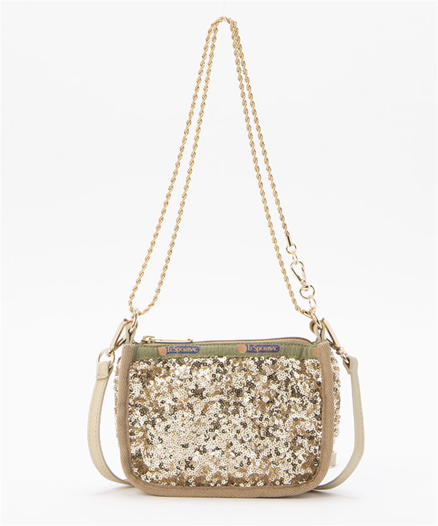 【LeSportsac Atelier】2WAY CHAIN MINI BAG(サンシャインゴールド-フリー)