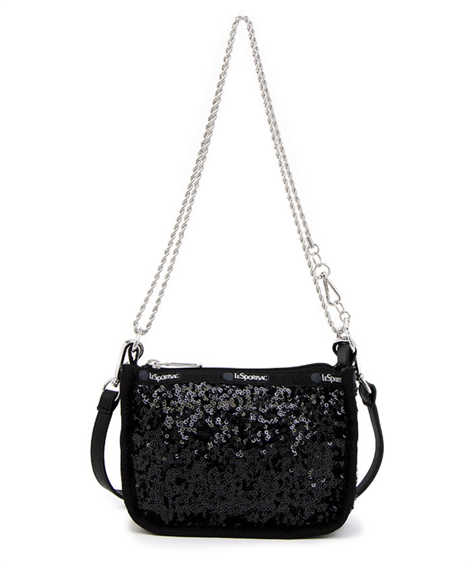 【LeSportsac Atelier】2WAY CHAIN MINI BAG(コズミックブラック-フリー)