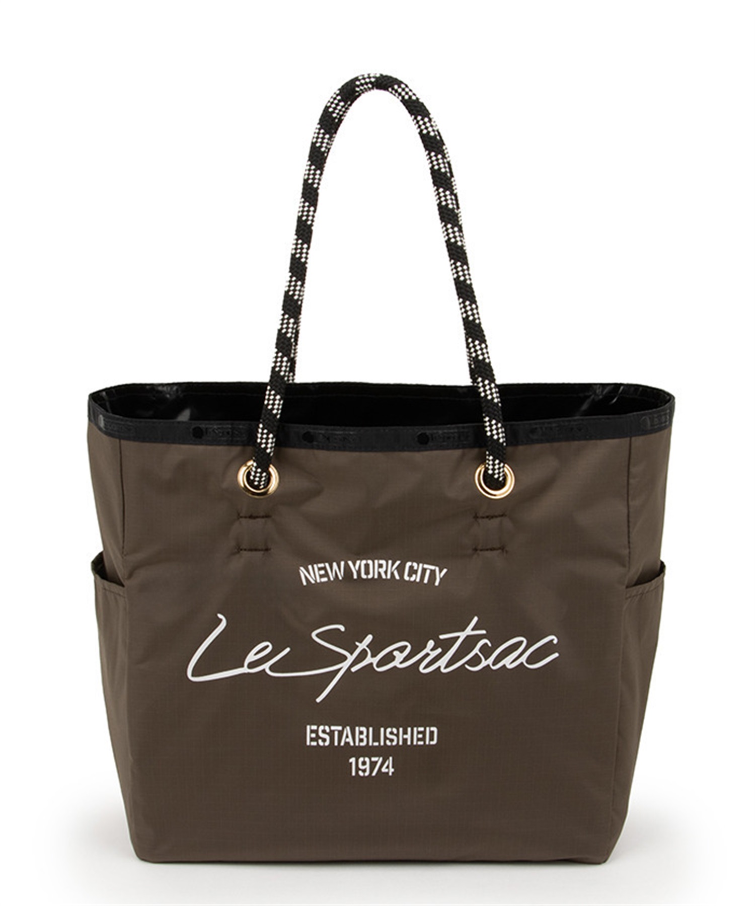 ML 2 WAY TOTE        (2ウェイチョコレート/ブラックシャイン-フリー)