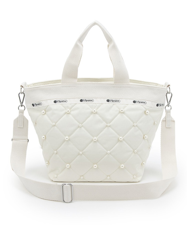 BUCKET TOTE W PEARLS2(スターライトパール-フリー)