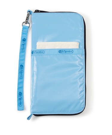 ひとりっぷ　LeSportsac ライトブルー ポーチ 3ポケット LeSportsac×ひとりっぷ(R)】ZIP POUCH SET3｜ポーチ｜ポーチ