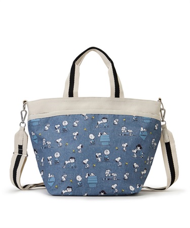 【LeSportsac×PEANUTS】BUCKET TOTE(ピーナッツハッピーパルズ-フリー)