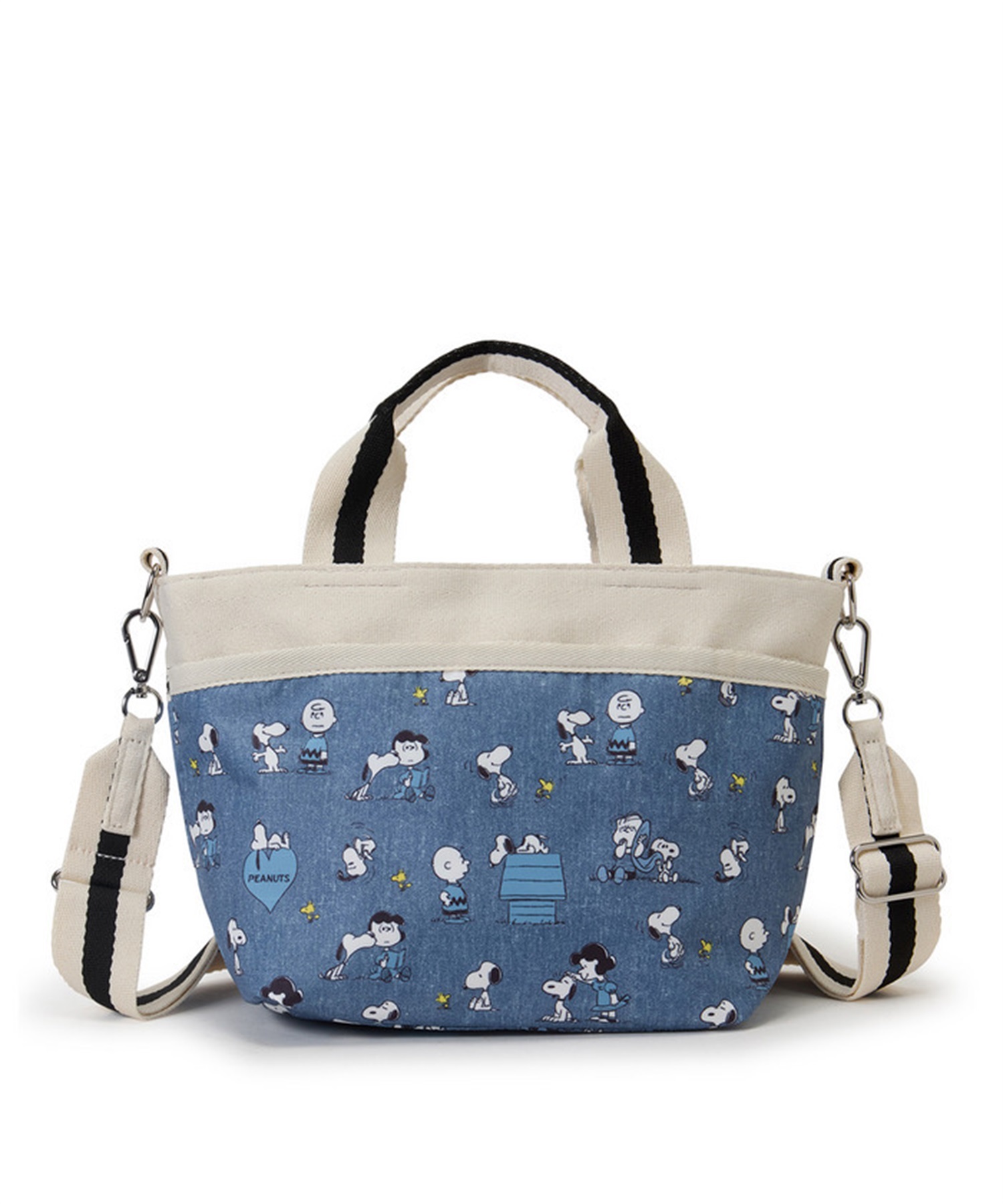 【LeSportsac×PEANUTS】SMALL BUCKET TOTE(ピーナッツハッピーパルズ-フリー)