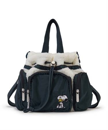 【LeSportsac×PEANUTS】CONV DRAWSTRING CRSSBDY