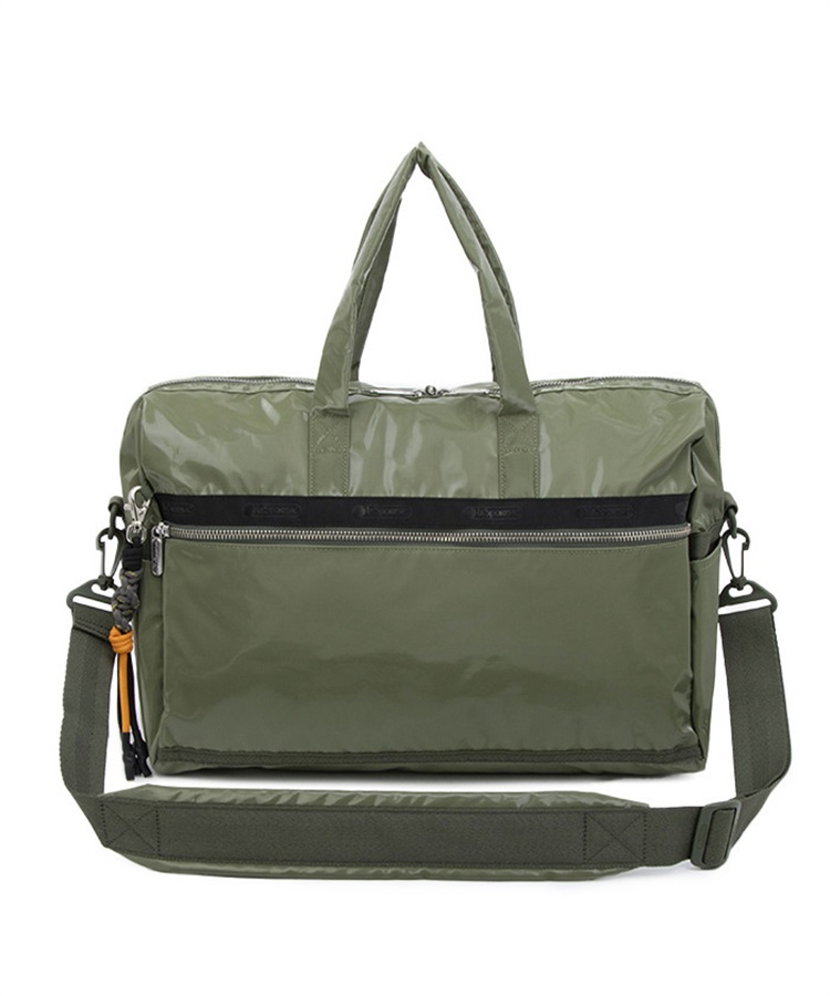 【LeSportsac×Ameri】DX MED WEEKENDER W/CHRM(カーキシャインアメリ-フリー)