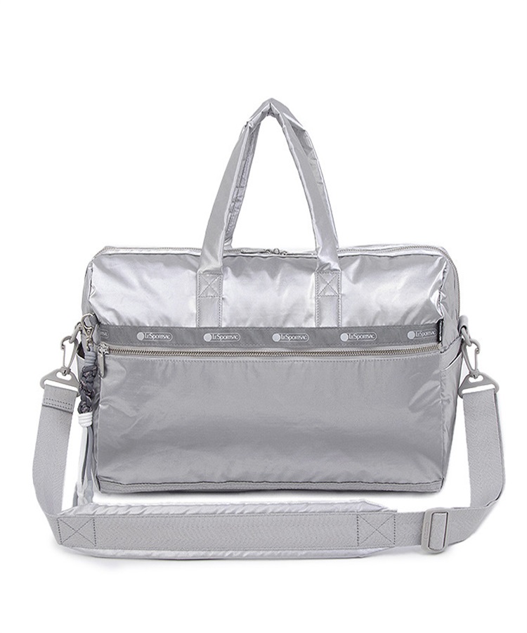 【LeSportsac×Ameri】DX MED WEEKENDER W/CHRM(シルバーシャインアメリ-フリー)