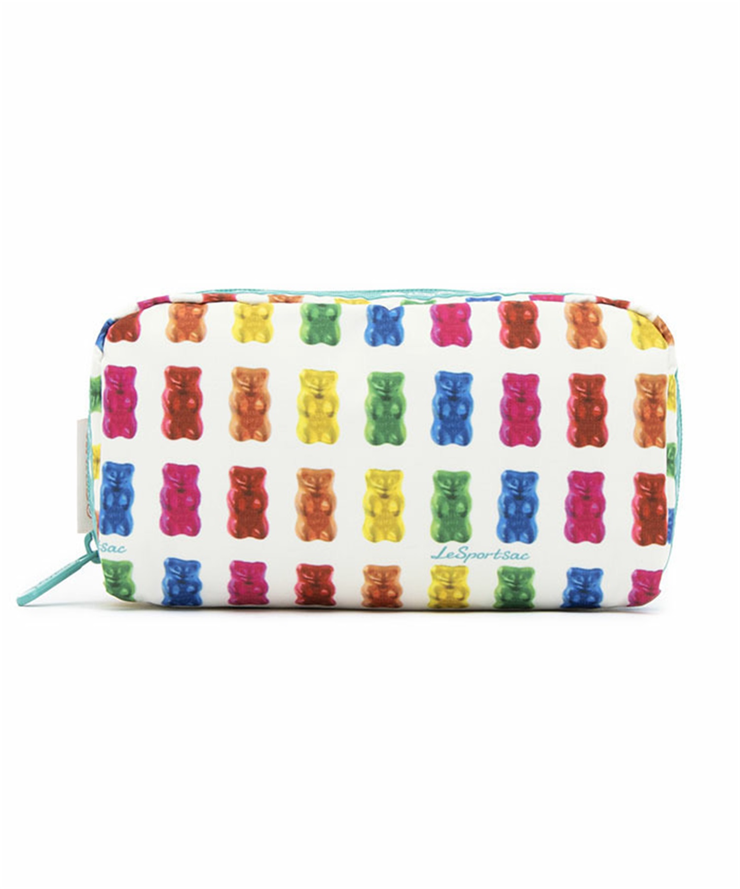 【LeSportsac×HARIBO】RECTANGULAR COSMETIC(ハリボーゴールドベアーズミント-フリー)
