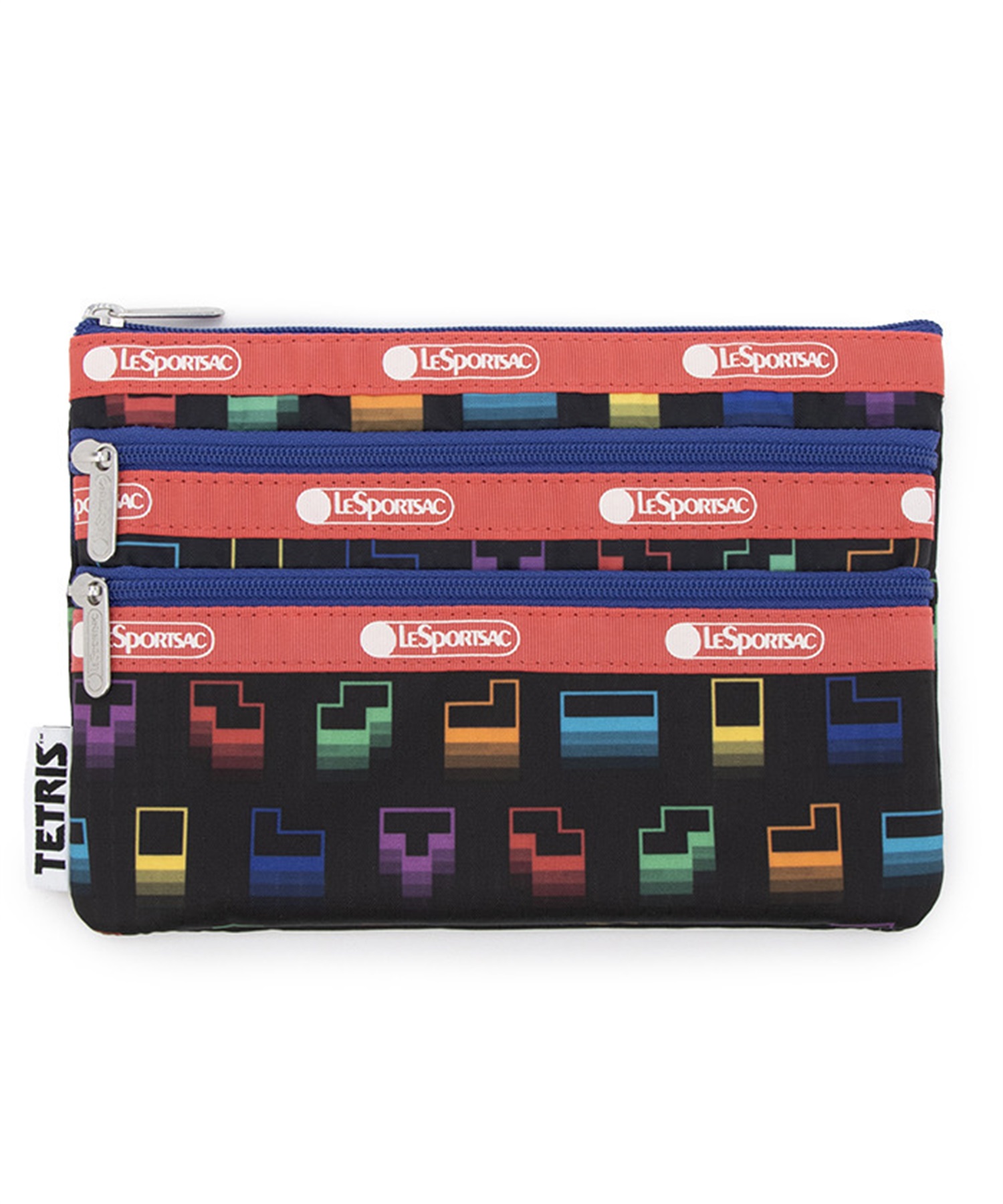 【LeSportsac×Tetris(TM)】3ZIP COSMETIC