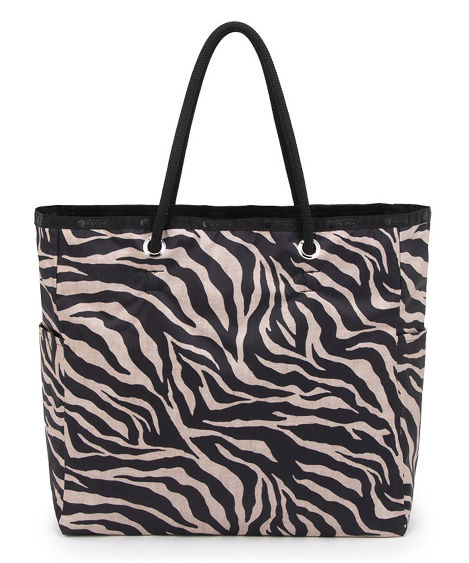 LARGE 2 WAY TOTE(ラフィアゼブラ/ブラック-フリー)