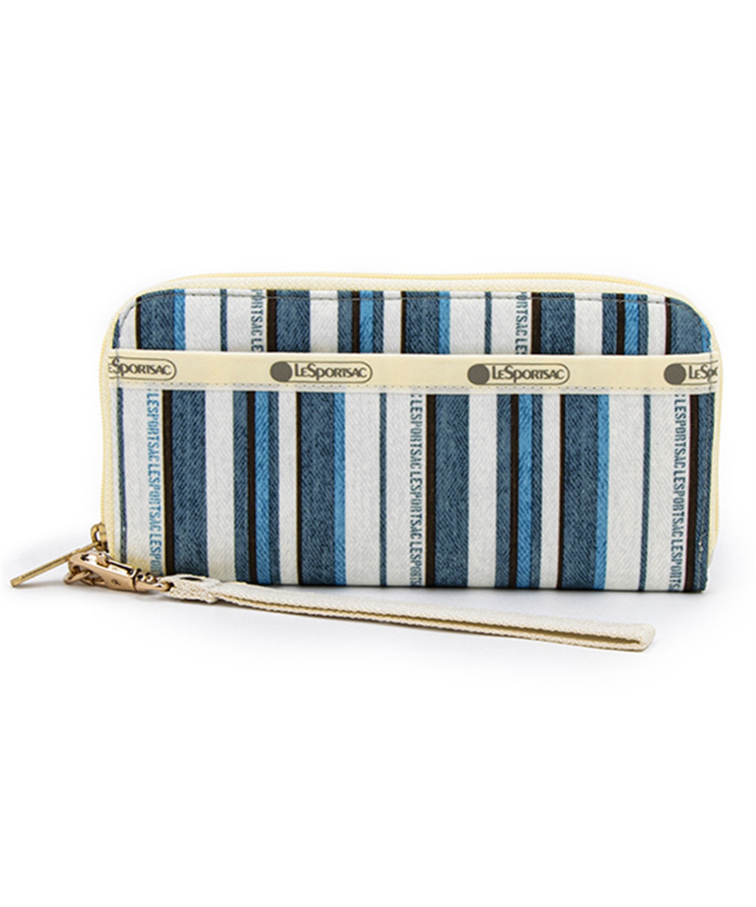 TECH WALLET WRISTLET(ティールグリーンストライプ-フリー)