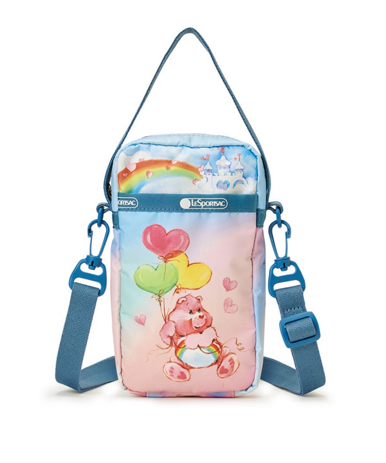 【LeSportsac × Care Bears(TM)】MINI PHONE CROSSBODY(ケアベアレインボー-フリー)