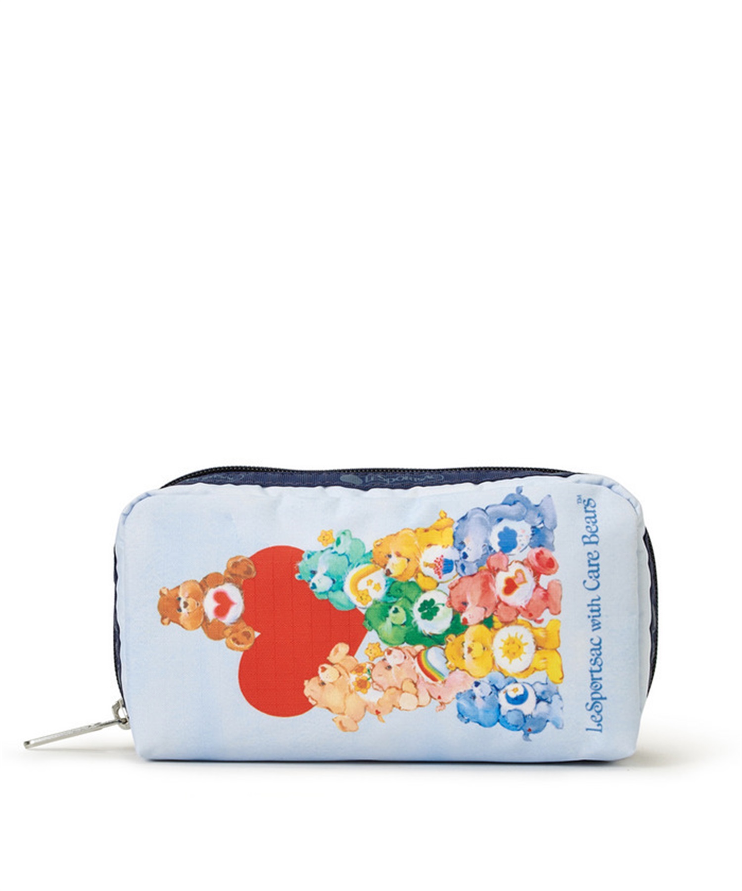【LeSportsac × Care Bears(TM)】RECTANGULAR COSMETIC(ケアベアハートアンドサン-フリー)