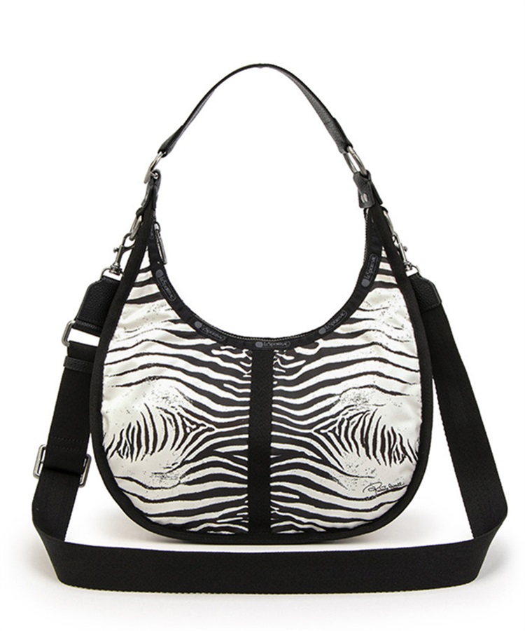 【LeSportsac×roberto cavalli】BOLOGNA MEDIUM(ミニゼブラボローニャMD-フリー)