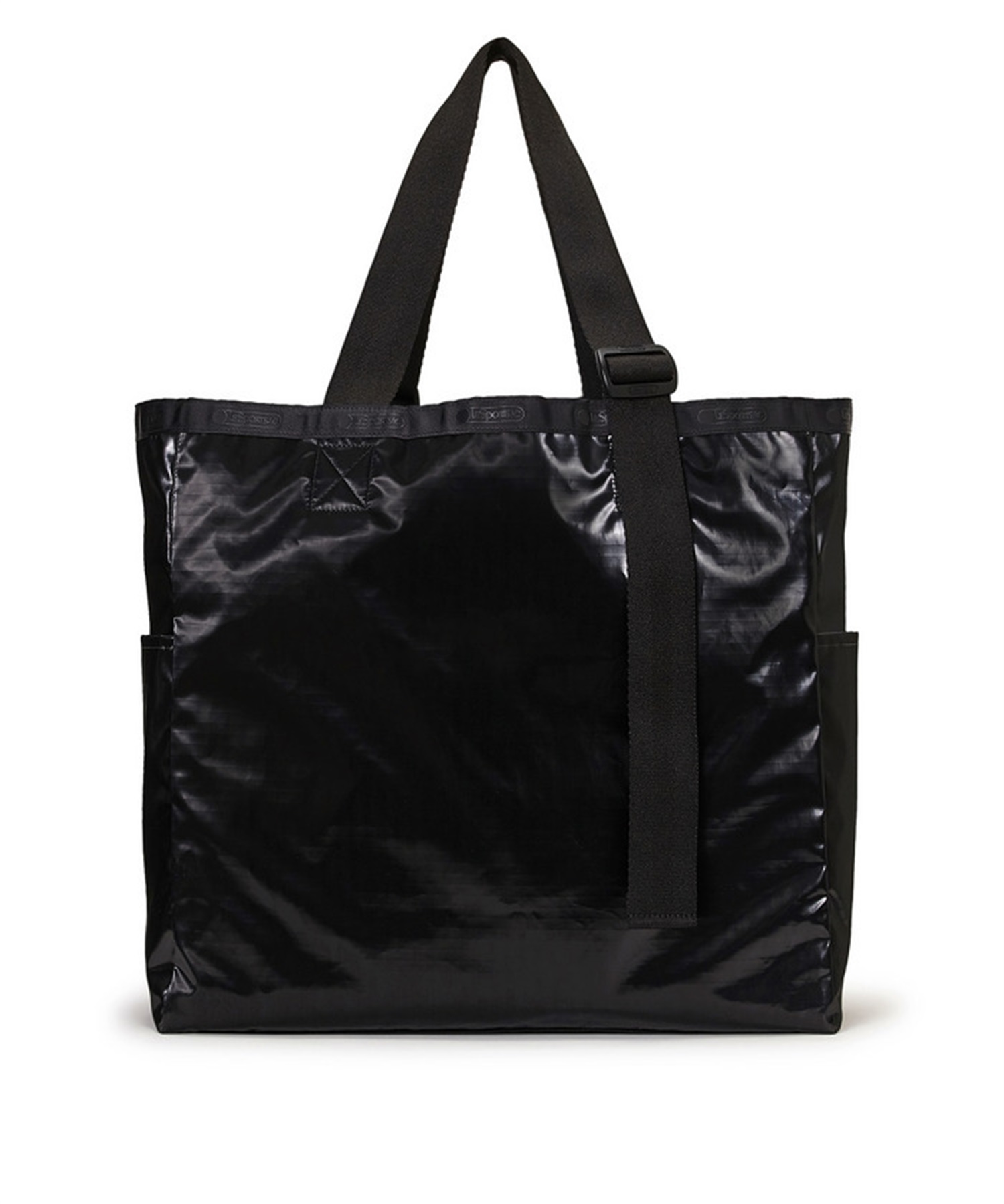  【CONVERSE TOKYO×LeSportsac】ADJ LG REV TOTE W/GMT(ブラックシャイン/ブラックCVT-フリー)