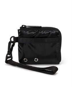 【CONVERSE TOKYO×LeSportsac】SLIM WALLET W/STRAP(ブラックシャインCVT-フリー)