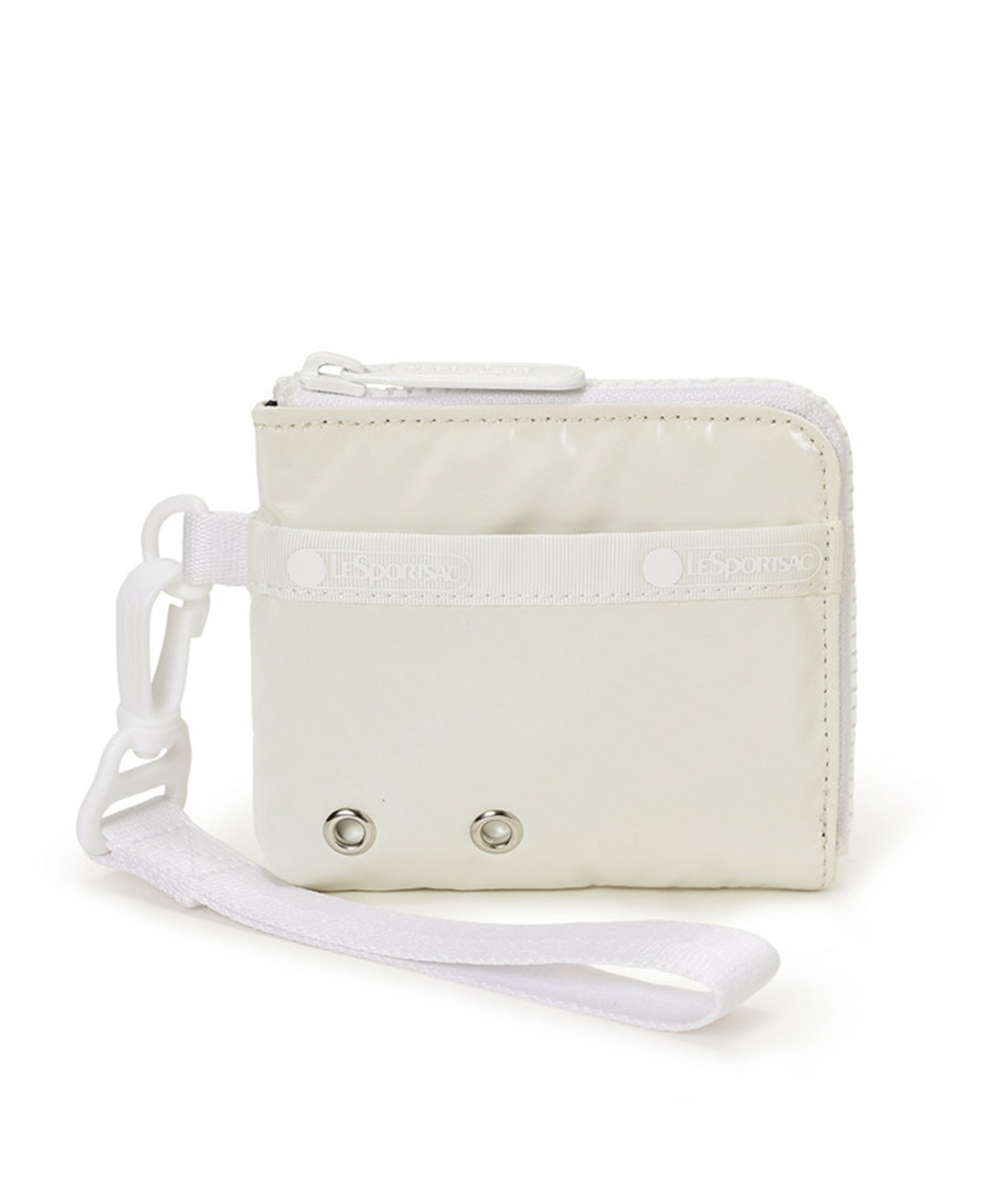 【CONVERSE TOKYO×LeSportsac】SLIM WALLET W/STRAP(ホワイトシャインCVT-フリー)