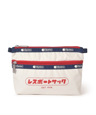 【Katakana Collection】COSMETIC CLUTCH(カタカナロゴ　IV　CC-フリー)