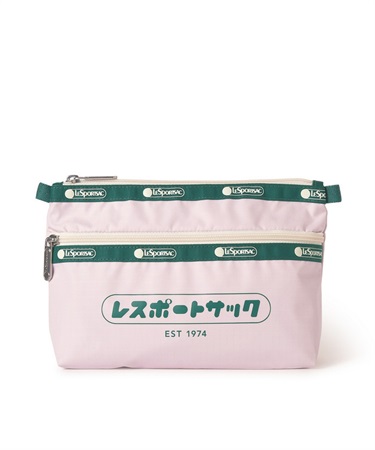 【Katakana Collection】COSMETIC CLUTCH(カタカナロゴ　PK　CC-フリー)