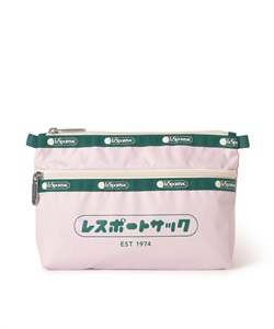 【Katakana Collection】COSMETIC CLUTCH(カタカナロゴ　PK　CC-フリー)