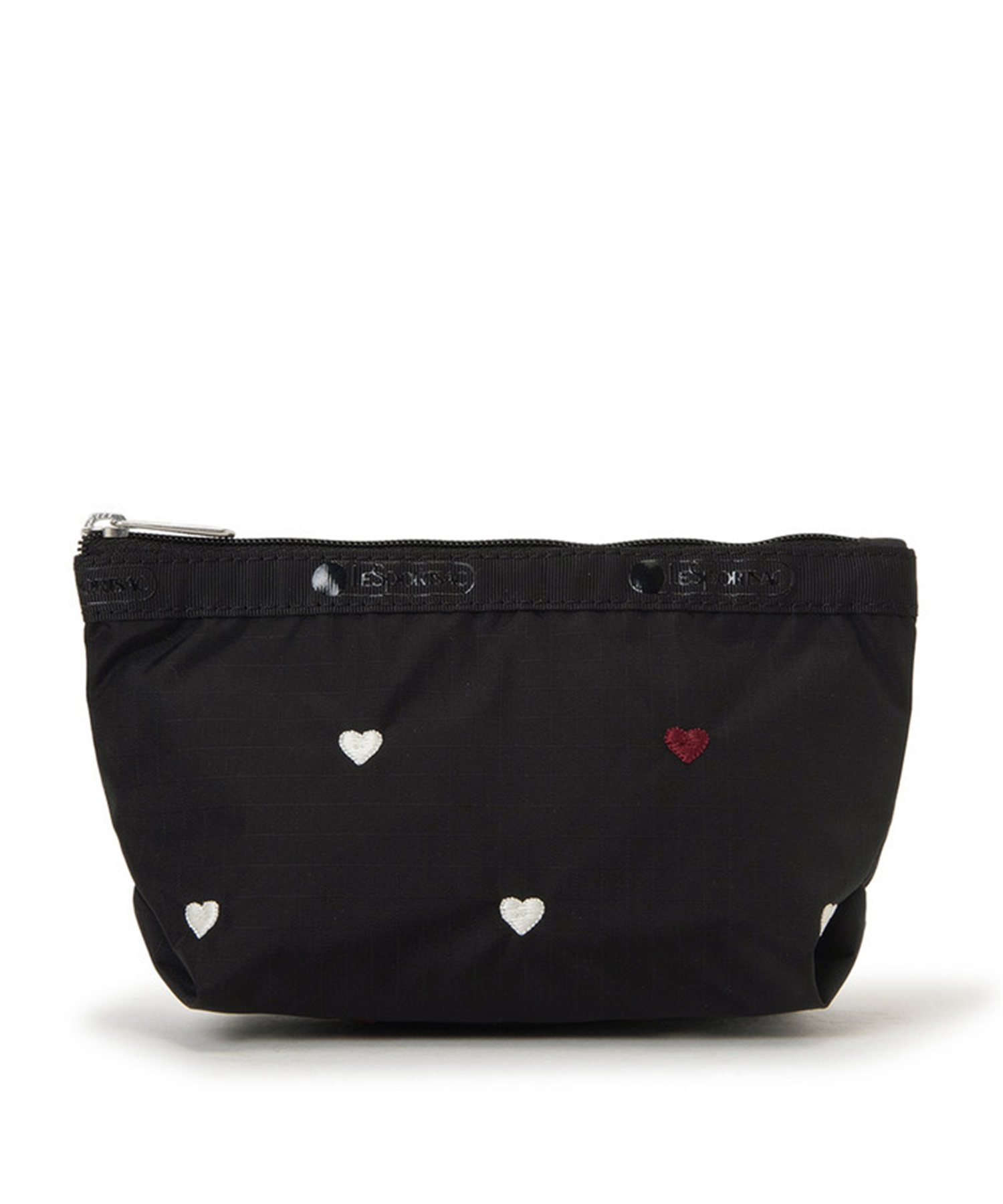 SMALL SLOAN COSMETIC(レッド/ホワイトハートEMB-フリー)