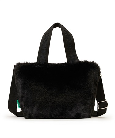 FUR E/W TOTE(ブラックフラッフィーファー-フリー)