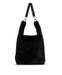 FUR SHOULDER TOTE
