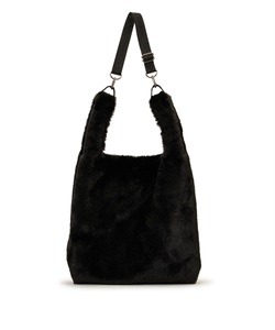 FUR SHOULDER TOTE