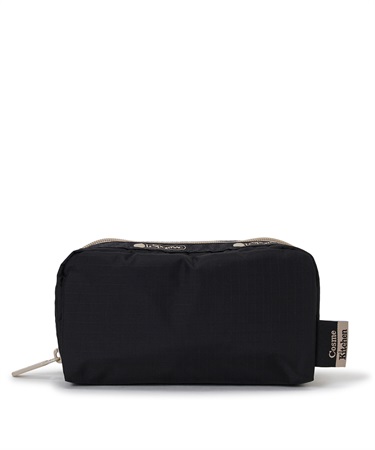 【LeSportsac×Cosme Kitchen】RECTANGULAR COSMETIC(ブラックCK-フリー)