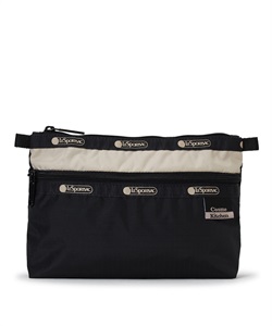 【LeSportsac×Cosme Kitchen】COSMETIC CLUTCH(ブラック/ドリフトウッドCK-フリー)