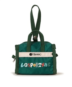 【LeSportsac×SHOGO SEKINE】MICRO WEEKENDER CHARM(LSSタイポグラフィチャームグリーン-フリー)