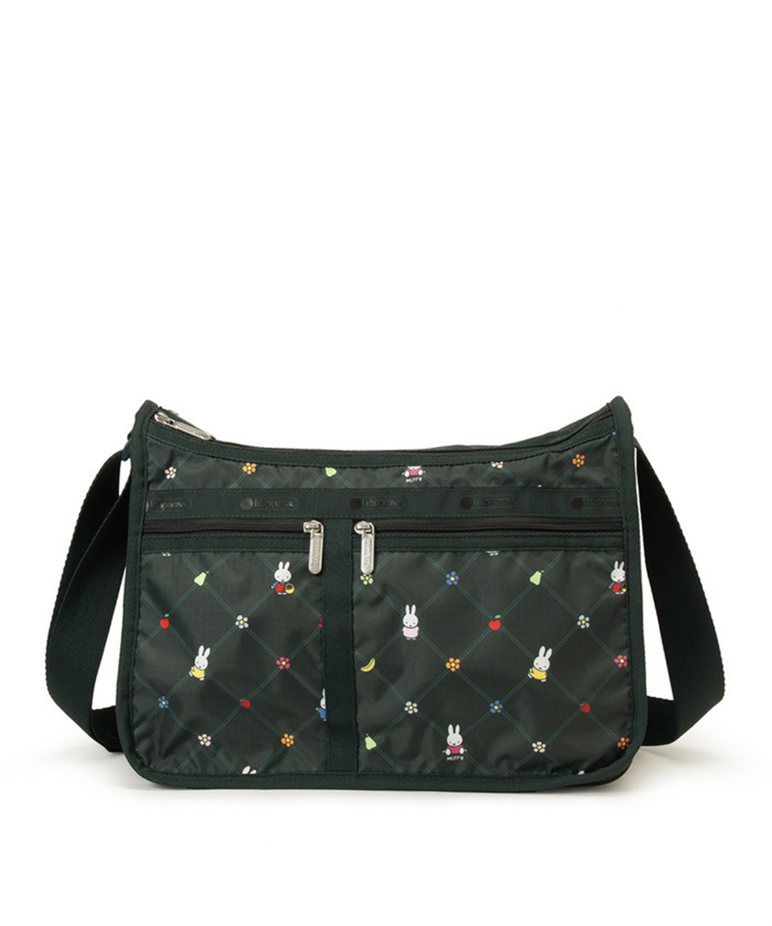 【LeSportsac×Miffy】DELUXE EVERYDAY BAG(ミッフィーオーチャードグリーン-フリー)