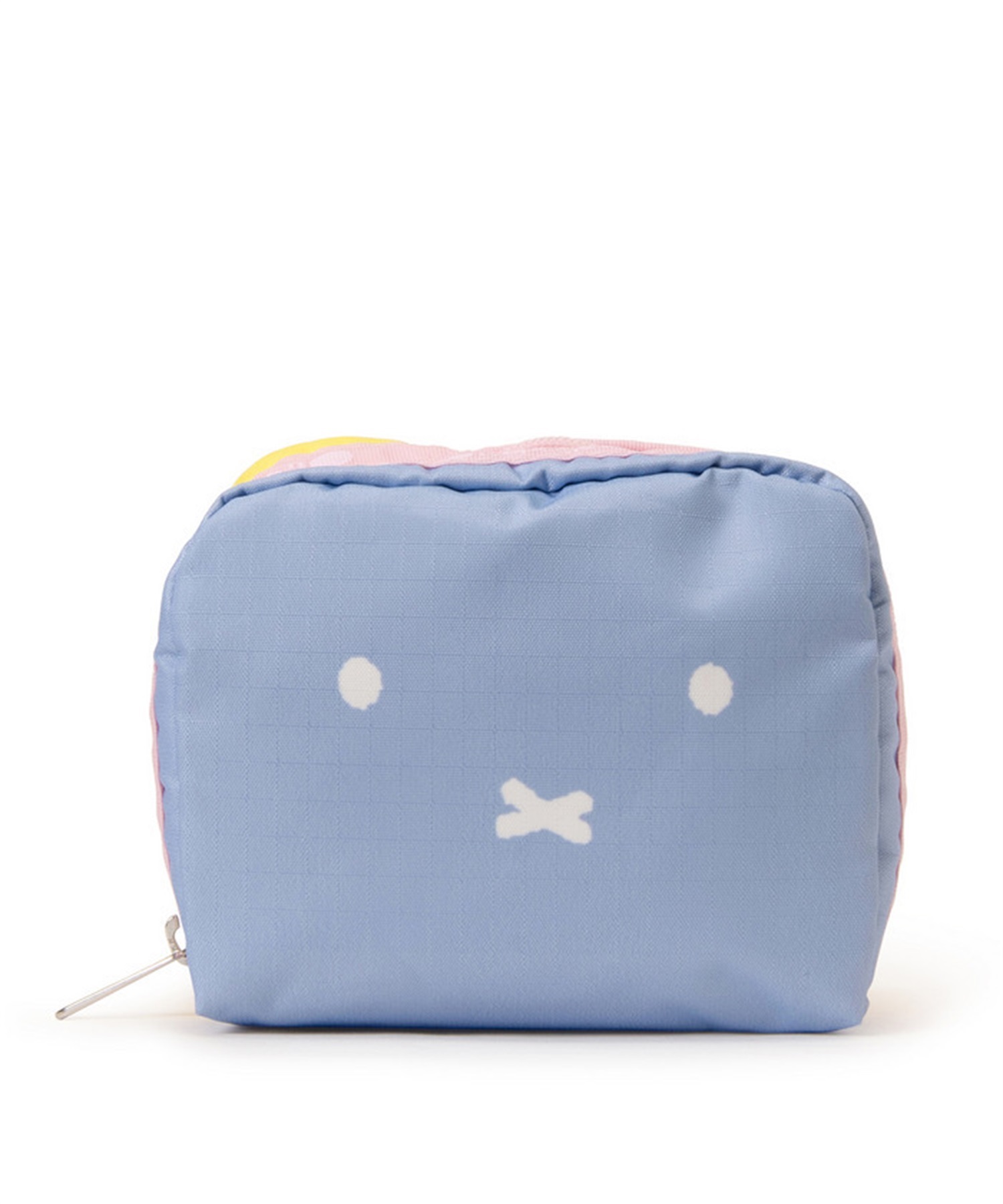 【LeSportsac×Miffy】SQUARE COSMETIC(ミッフィーブルー/イエローSQ-フリー)