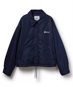 中綿入りコーチジャケット(ネイビー-S)