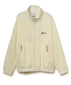 リップストップナイロンミドルブルゾン(アイボリー-S)