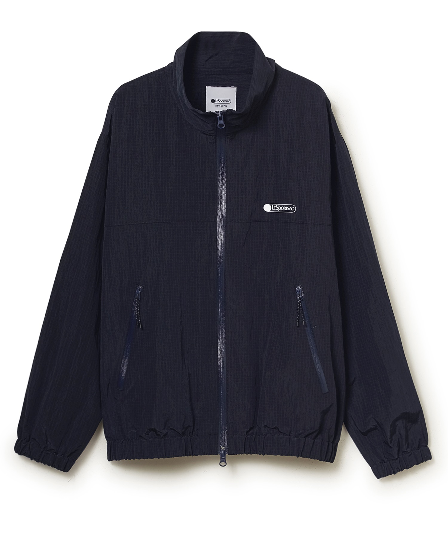 リップストップナイロンミドルブルゾン(ネイビー-S)