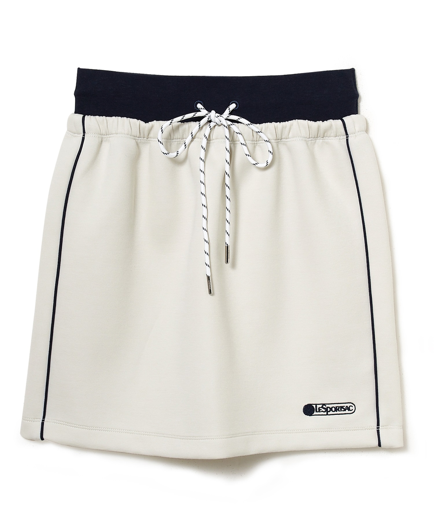 トラックミニスカート(アイボリー-F)