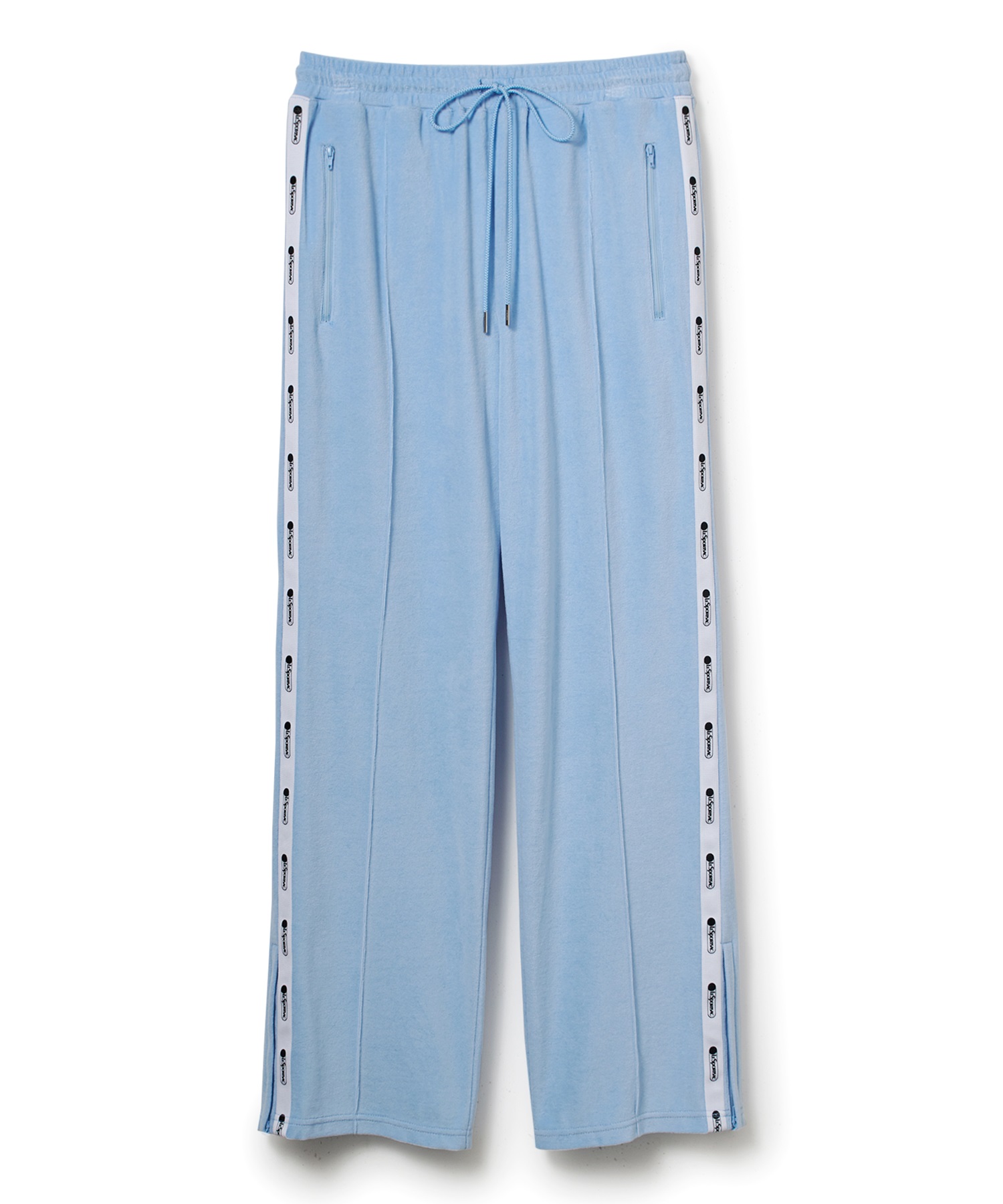 ベロアトラックパンツ(ブルー-S)