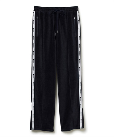 ベロアトラックパンツ(ネイビー-S)